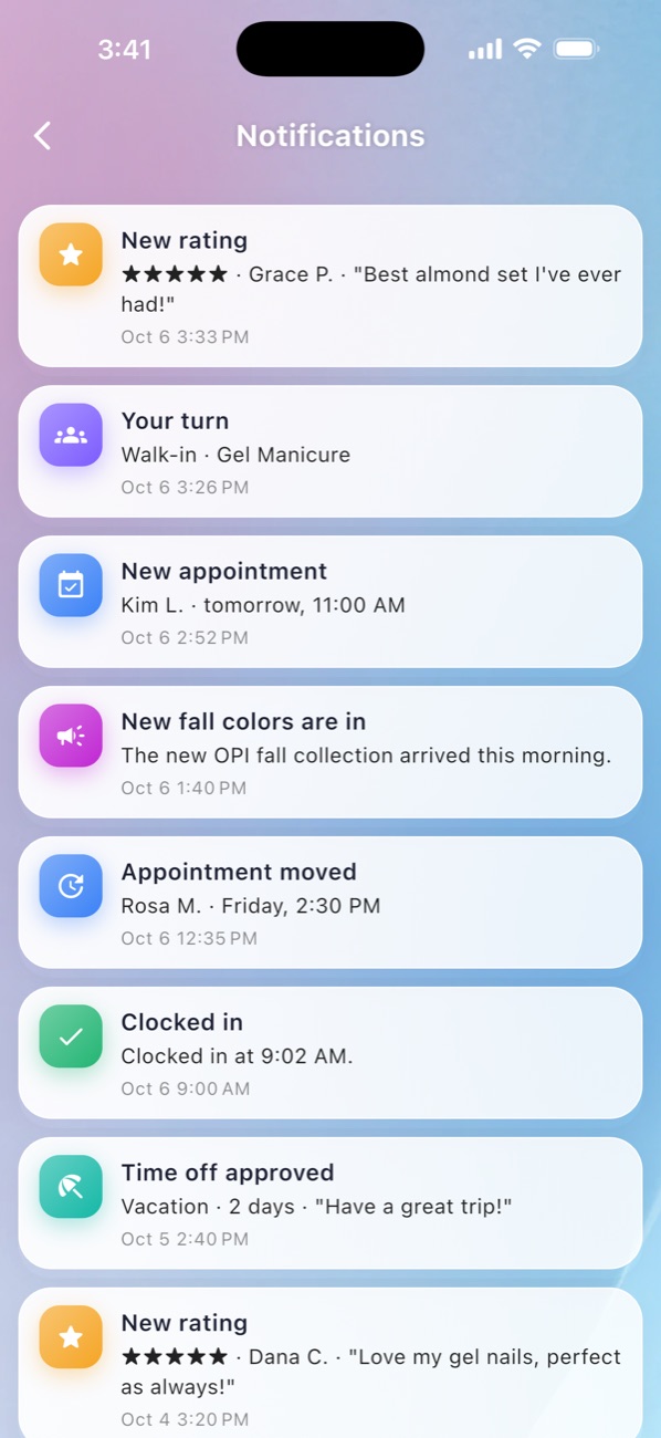 MniaPOS Hub: Notifications