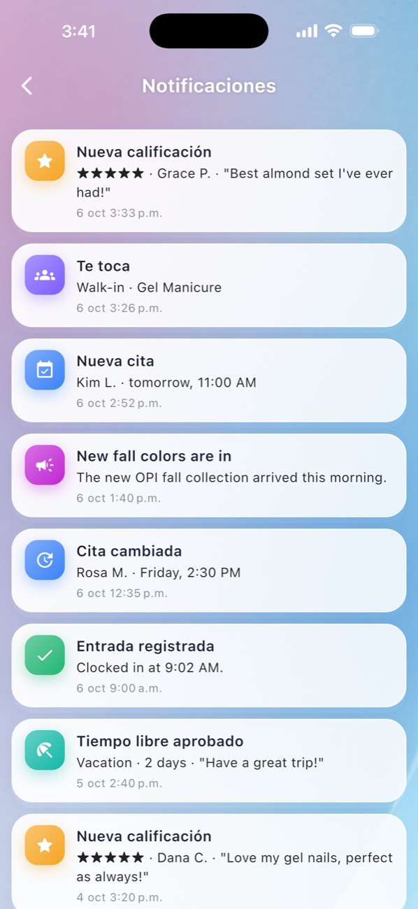 MniaPOS Hub: Notificaciones