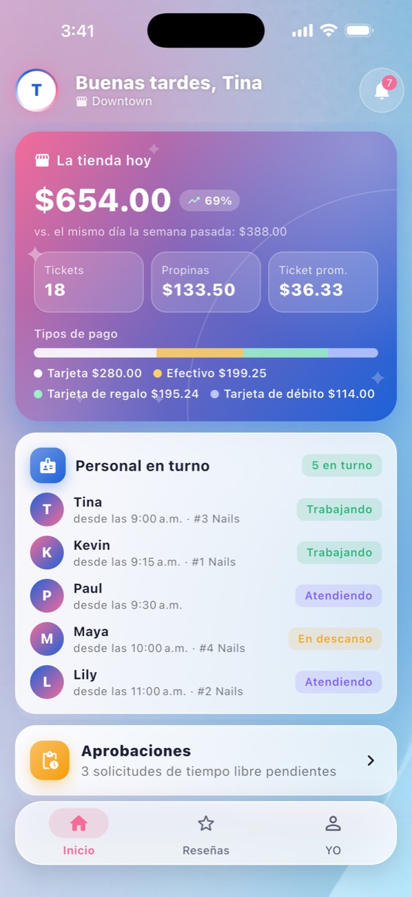 MniaPOS Hub: La tienda hoy